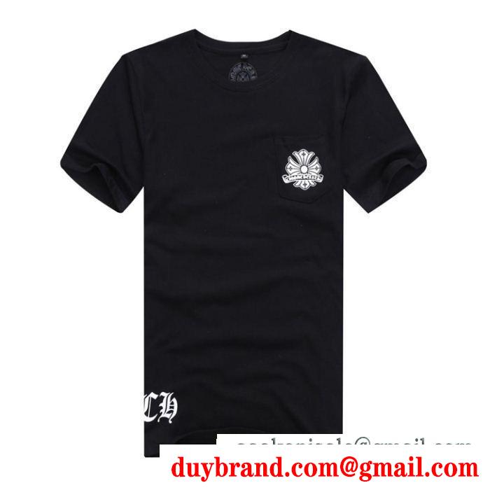 CHROME hearts クロムハーツ 2019春夏の爽やかトレンド半袖tシャツ 2色可選 抜け感もばっちり