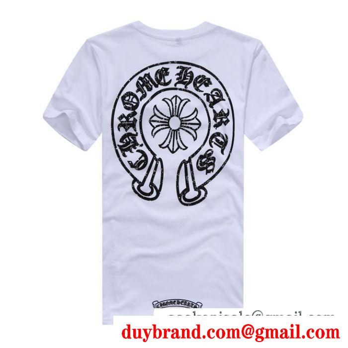 CHROME hearts クロムハーツ 2019春夏の爽やかトレンド半袖tシャツ 2色可選 抜け感もばっちり