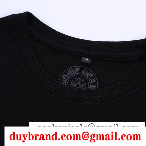 CHROME hearts クロムハーツ 2019春夏の爽やかトレンド半袖tシャツ 2色可選 抜け感もばっちり