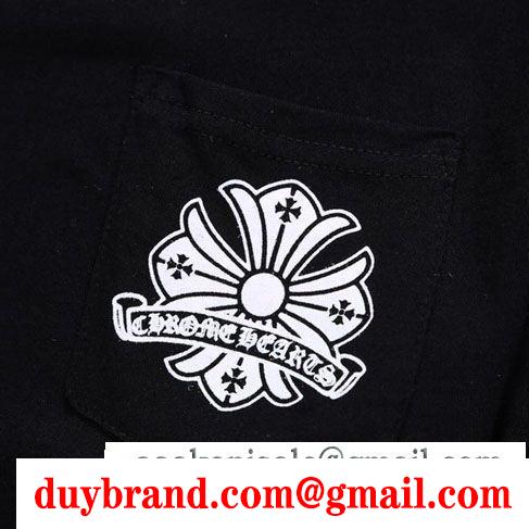 CHROME hearts クロムハーツ 2019春夏の爽やかトレンド半袖tシャツ 2色可選 抜け感もばっちり