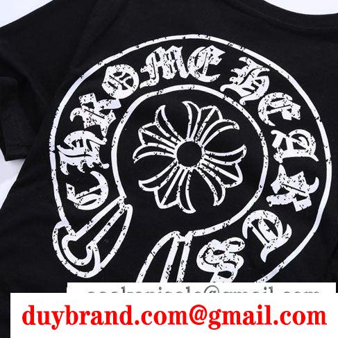 CHROME hearts クロムハーツ 2019春夏の爽やかトレンド半袖tシャツ 2色可選 抜け感もばっちり