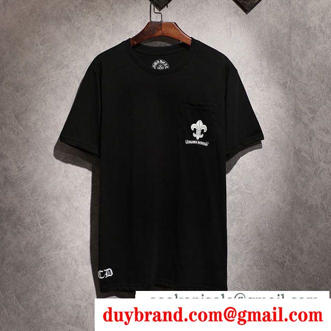 2色可選夏のマストブランド新作 chrome hearts 流行色2019年春夏クロムハーツ半袖tシャツ