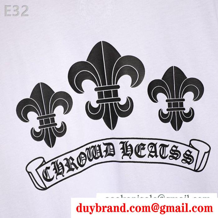 2色可選夏のマストブランド新作 chrome hearts 流行色2019年春夏クロムハーツ半袖tシャツ