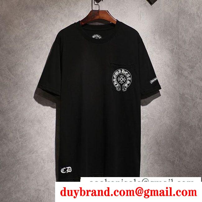 2019年春夏の人気モデル半袖Tシャツ夏真っ盛りの今 クロムハーツ2色可選 chrome hearts