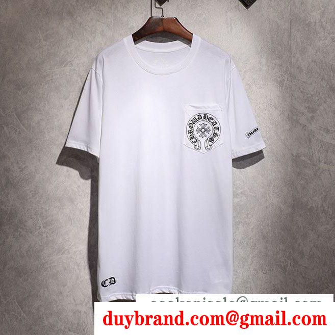 2019年春夏の人気モデル半袖Tシャツ夏真っ盛りの今 クロムハーツ2色可選 chrome hearts