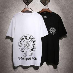 Mới mùa hè mới Tay áo tuyệt vời T -Shirt Super được khuyến nghị 2 màu sắc Chrome Hearts Chrome Hearts Mùa xuân / Mùa hè 2019 Xu hướng mùa xuân / hè