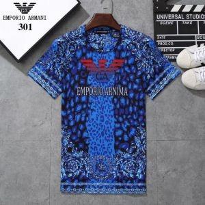 Chất lượng chất lượng đảm bảo thời trang t -shirt tay áo ngắn màu đen armani armani armani quần áo in trưởng thành trường học đi lại