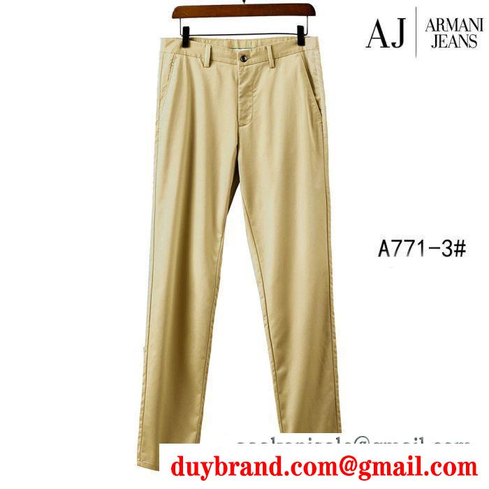 ARMANI アルマーニ チノパン 2色可選 大変大人気2019 おしゃれに着こなせる お目立ち度の高い新品