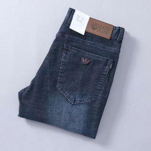 2019SS Xu hướng phổ biến thời trang Armani Quần denim thẳng Armani Wear Casual _ armani armani_ Thương hiệu giá rẻ (lớn nhất )