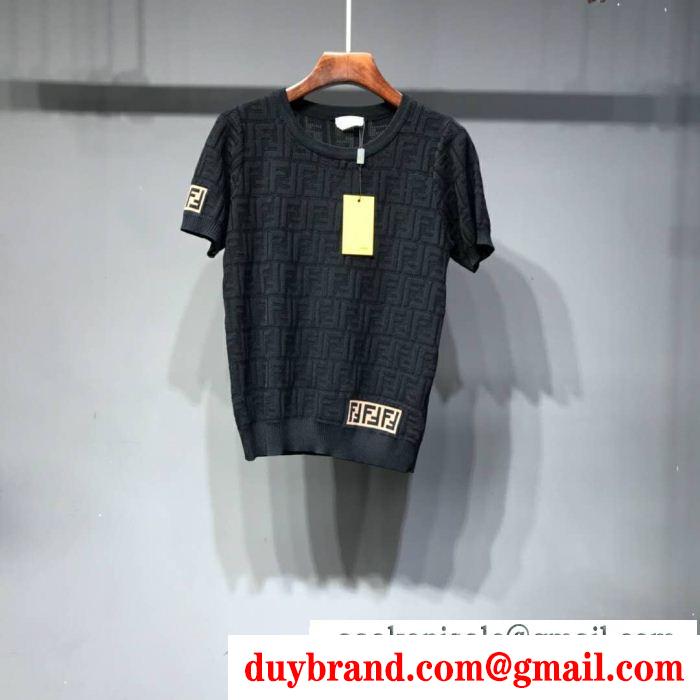 新作入荷セール柔らかいkhả năng đàn hồi 超クールデザインｔシャツメンズ用fendi 偽物ストレッチブラックホワイトカーキ