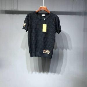 Bán mới đến Sale Super Super Cool Design T -Shirt nam Fendi giá rẻ kéo dài màu trắng đen kaki
