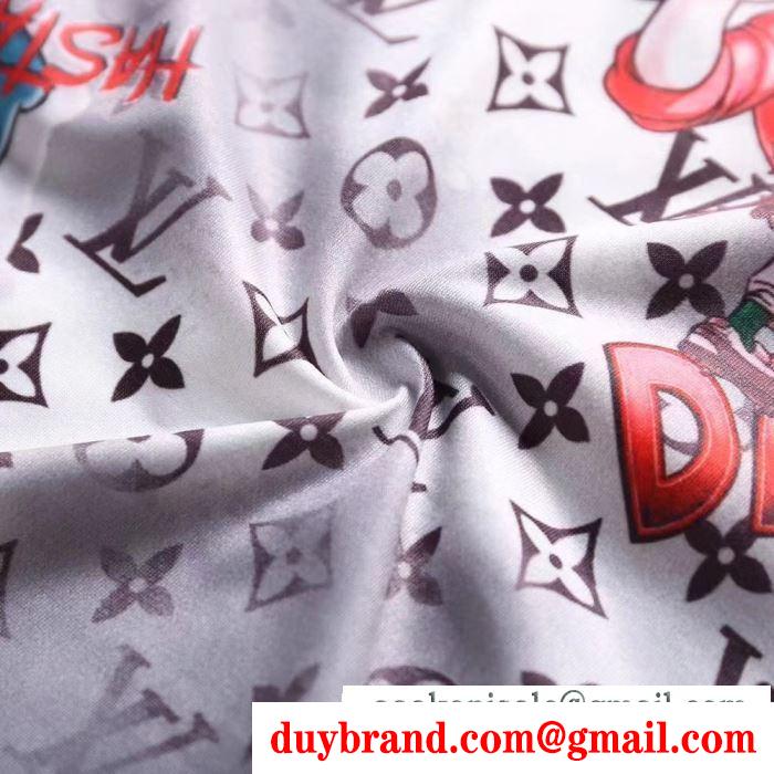 2色可選 今季は色を使った注目新品 ヴィトン LOUIS VUITTON19SS 夏に向けて気になる Tシャツ/ティーシャツ