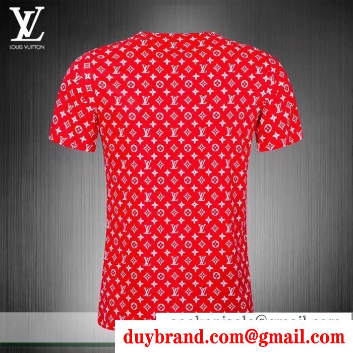 2色可選 気になるアイテム人気 ルイ ヴィトン LOUIS VUITTON 強くおすすめしたい Tシャツ/ティーシャツ