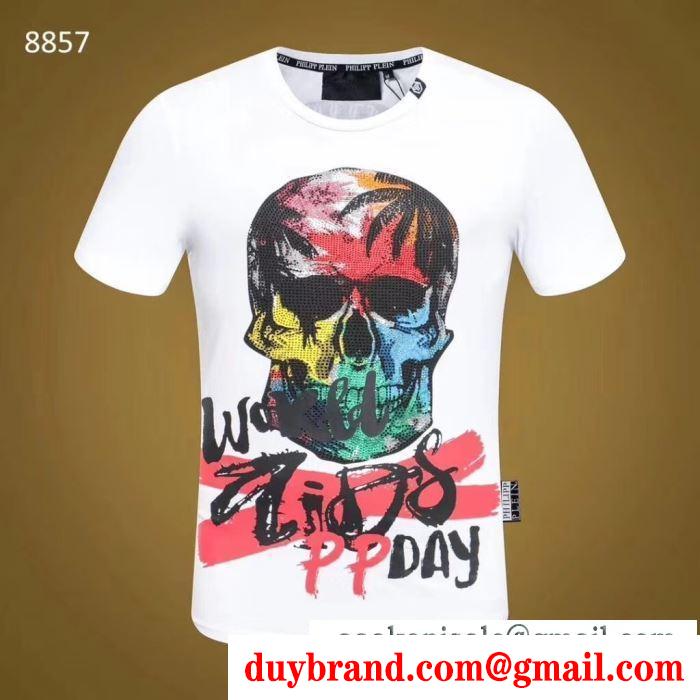 2色可選 春夏シーズン継続トレンド新着 Tシャツ/ティーシャツ フィリッププレイン PHILIPP PLEIN 2019年春夏シーズンに登場 