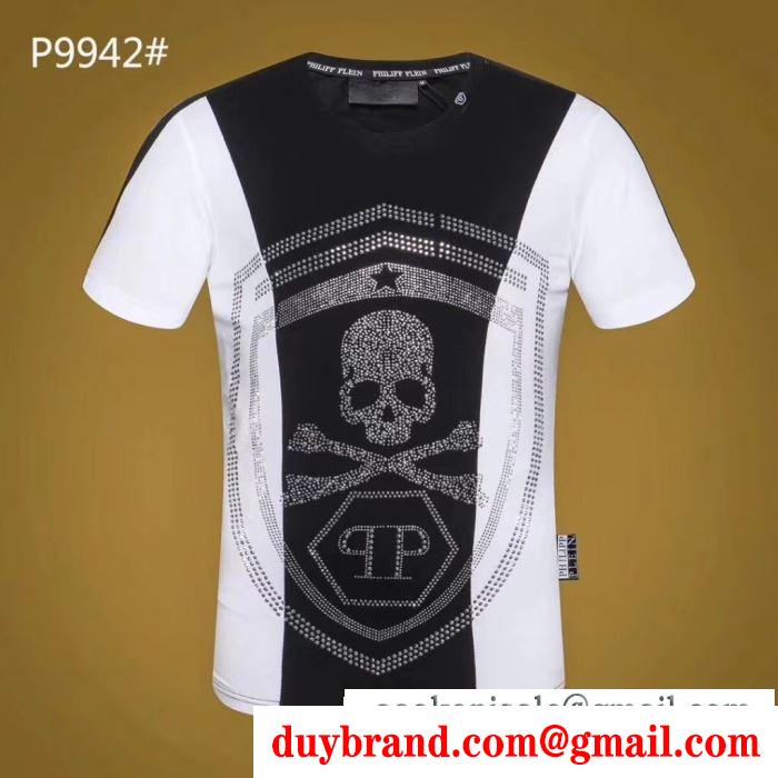 フィリッププレイン 2019人気がますます人気 PHILIPP PLEIN 夏の涼しい人気新作 Tシャツ/ティーシャツ 夏の暑い日にも快適に 