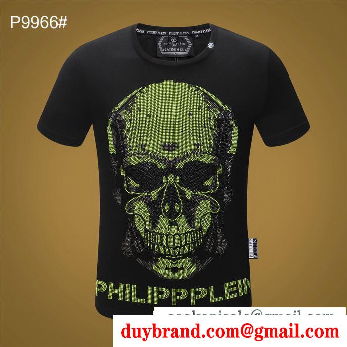 春夏爽やかな新作が流行り Tシャツ/ティーシャツ フィリッププレイン 2019人気新作が登場 PHILIPP PLEIN 