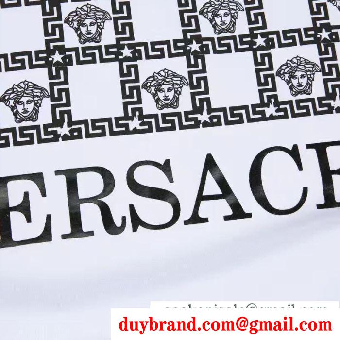 ヴェルサーチVERSACE 2019人気がますます人気 Tシャツ/ティーシャツ 夏の涼しい人気新作 3色可選 夏の暑い日にも快適に