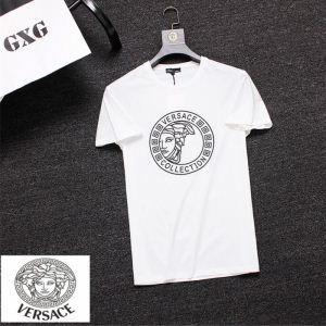 Versace Versace Versace Áo thun/Tea kiểu/Tea yêu thích của mùa hè này với lựa chọn 2 màu sắc rất nổi bật _ Versace Versace_ Thương hiệu giá rẻ 