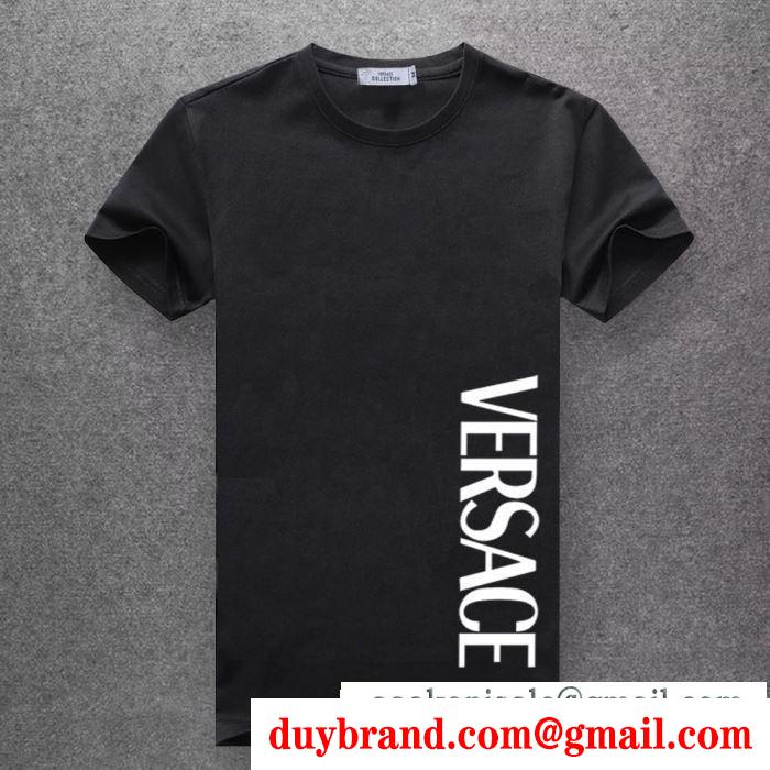 多色可選 ファッションに新しい色 Tシャツ/ティーシャツ 大活躍間違いなしの新着 ヴェルサーチVERSACE リラックスした雰囲気に 