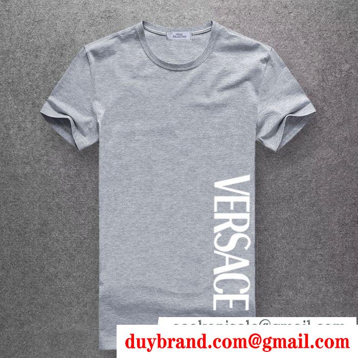 多色可選 ファッションに新しい色 Tシャツ/ティーシャツ 大活躍間違いなしの新着 ヴェルサーチVERSACE リラックスした雰囲気に