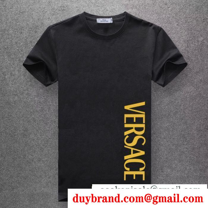 多色可選 ファッションに新しい色 Tシャツ/ティーシャツ 大活躍間違いなしの新着 ヴェルサーチVERSACE リラックスした雰囲気に