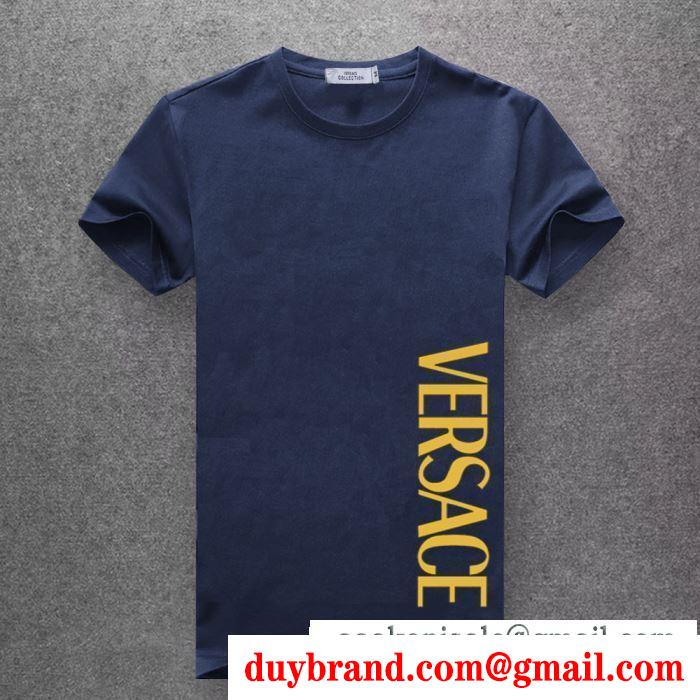 多色可選 ファッションに新しい色 Tシャツ/ティーシャツ 大活躍間違いなしの新着 ヴェルサーチVERSACE リラックスした雰囲気に