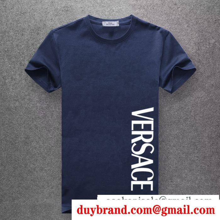 多色可選 ファッションに新しい色 Tシャツ/ティーシャツ 大活躍間違いなしの新着 ヴェルサーチVERSACE リラックスした雰囲気に
