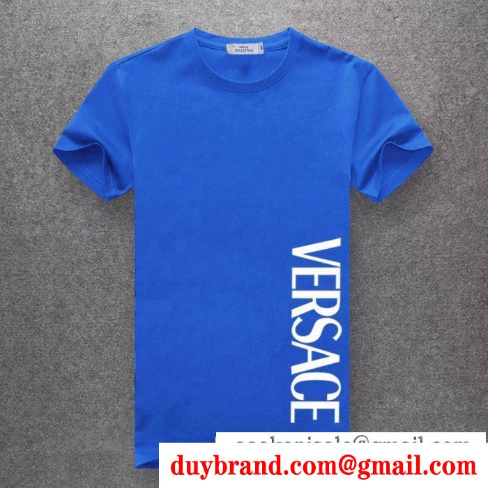 多色可選 ファッションに新しい色 Tシャツ/ティーシャツ 大活躍間違いなしの新着 ヴェルサーチVERSACE リラックスした雰囲気に