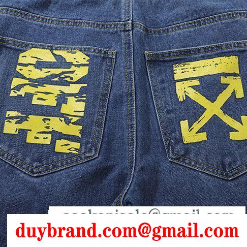 季節感もプラス2019新作 今すぐ買えちゃう！新着 off-white オフホワイト デニムパンツ off white