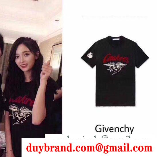 カジュアルスタイルを軽快に givenchy ジバンシー tシャツ/ティーシャツ 2019春夏まだまだトレンド