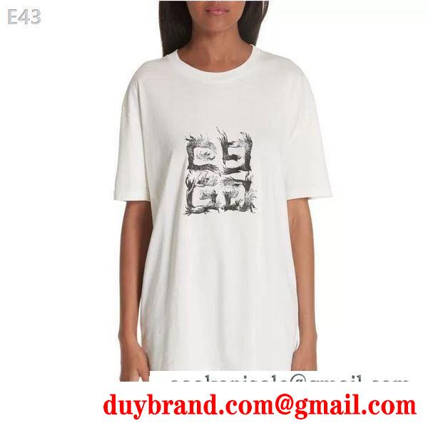 2019夏もゆったり着こなし 春夏の爽やかなスタイル givenchy ジバンシー tシャツ/ティーシャツ 2色可選