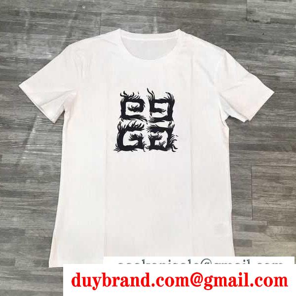 2019夏もゆったり着こなし 春夏の爽やかなスタイル givenchy ジバンシー tシャツ/ティーシャツ 2色可選