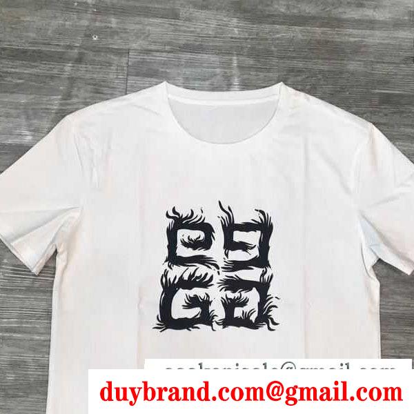 2019夏もゆったり着こなし 春夏の爽やかなスタイル givenchy ジバンシー tシャツ/ティーシャツ 2色可選