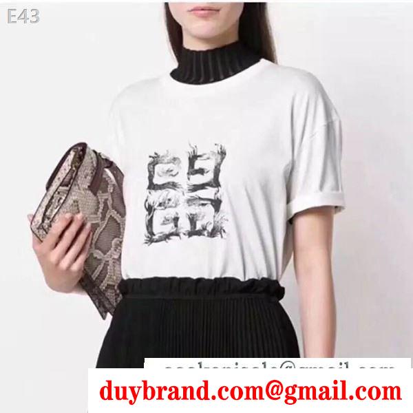 2019夏もゆったり着こなし 春夏の爽やかなスタイル givenchy ジバンシー tシャツ/ティーシャツ 2色可選