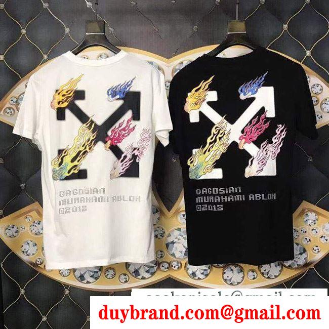 品質保証お買い得コットンchất liệu耐久性トレンドストリートｔシャツブラックホワイトOff-Whiteオフホワイト コピー