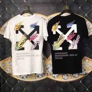 Đảm bảo chất lượng mặc cả Vật liệu Bông dài Trend Shirt Street T-Shirt Black White Off-White Off White