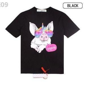 Gạch phong cách mới đến cho bộ sưu tập 2019SS là áo phông ngắn tay hai màu trắng