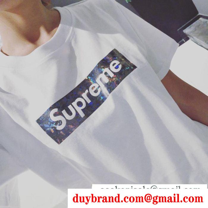 不動の人気2019最新 クラシックな雰囲気のトップス シュプリーム supreme 半袖tシャツ 3色可選
