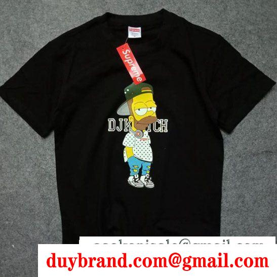 2色可選 2019年春夏の人気モデル セレブや芸能人からも愛用 シュプリーム supreme 半袖tシャツ