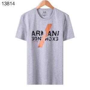 Đáng ngạc nhiên Giá trị đặc biệt Công việc mới nhất 100 % Cotton Tích cực T -Shirt Short Short Armani Armani Mail Order Light Blue Dark White White