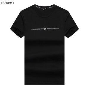 Số lượng hạn chế xuất hiện mới kéo dài t -shirt tay áo ngắn tay đen và trắng kaki armani armani quần áo rộng