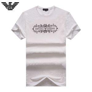 Armani T -Shirt giá rẻ Armani Super Great Great New xuất hiện đơn giản Trường học đi lại kích thước lớn Tay áo ngắn T -Shirt Crew Neck Trend