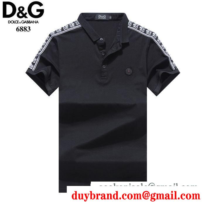人気セール定番シック綿Tシャツグリーン赤色黒色DOLCE&GABBANAドルチェ Tシャツ コピー欠かせないアイテム