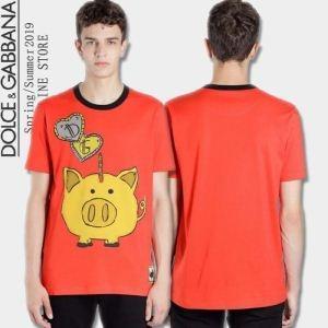 Dolce & Gabbana giá rẻ Dolce & Gabbana Bán giới hạn chính hãng T -Shirt không có phạm vi