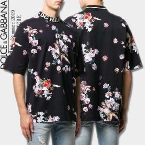 Bán giới hạn Mới mặc mới và cảm giác bóng loáng t -shirt Black Dolce & Gabbana Dolce & Gabbana giá rẻ