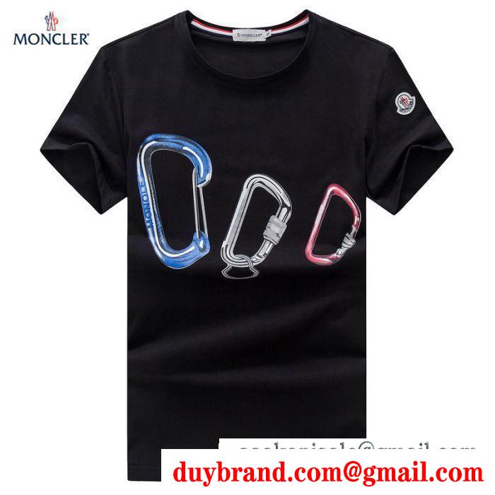 オシャレスタイルは今季も モンクレール moncler tシャツ/ティーシャツ 4色可選 2019 spring／summer