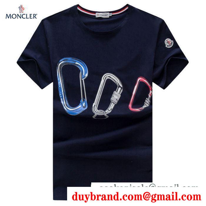 オシャレスタイルは今季も モンクレール moncler tシャツ/ティーシャツ 4色可選 2019 spring／summer