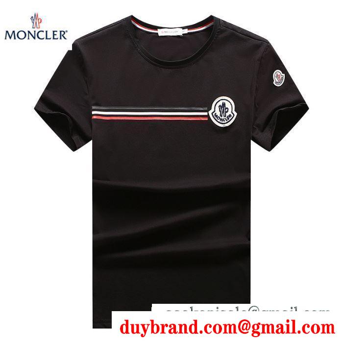 3色可選 2019ssの人気トレンドファッション ストリートに溢れるウェア モンクレール moncler tシャツ/ティーシャツ