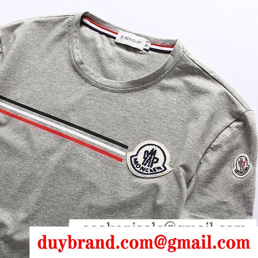 3色可選 2019ssの人気トレンドファッション ストリートに溢れるウェア モンクレール moncler tシャツ/ティーシャツ