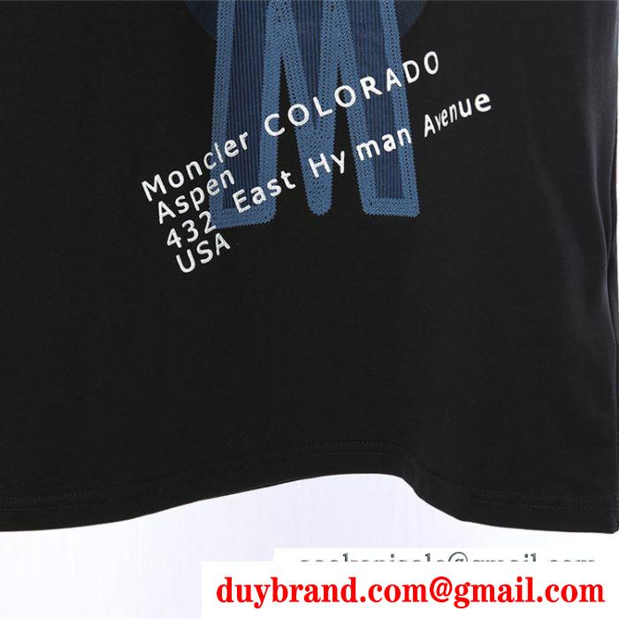 モンクレール moncler tシャツ/ティーシャツ 2色可選 2019春夏まだまだトレンド 抜群なブランドプリント
